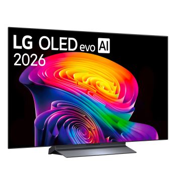 Foto inclinata TV OLED48C65LA 2026